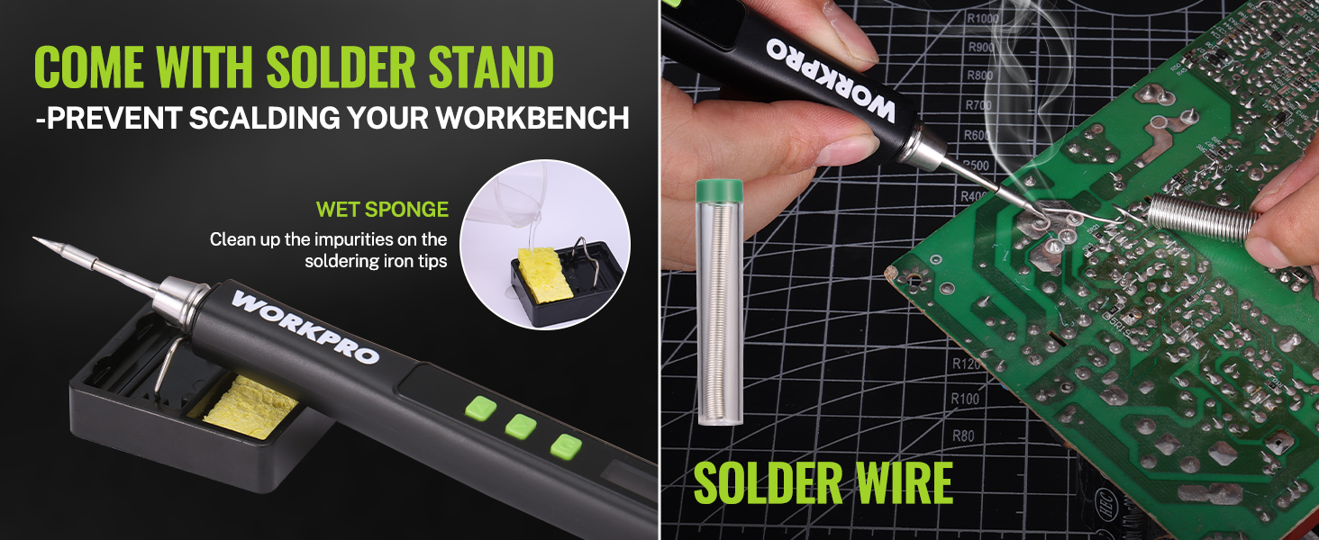 COME WITH SOLDER STAND