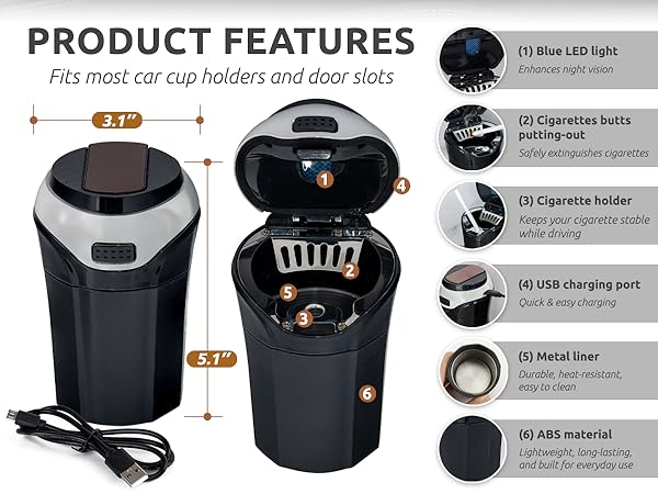 ashtray for car interior