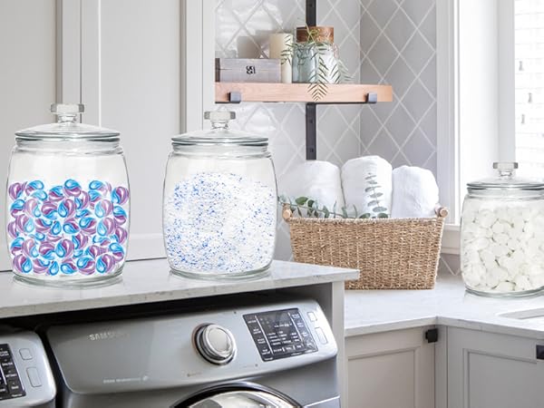 large size glass jar