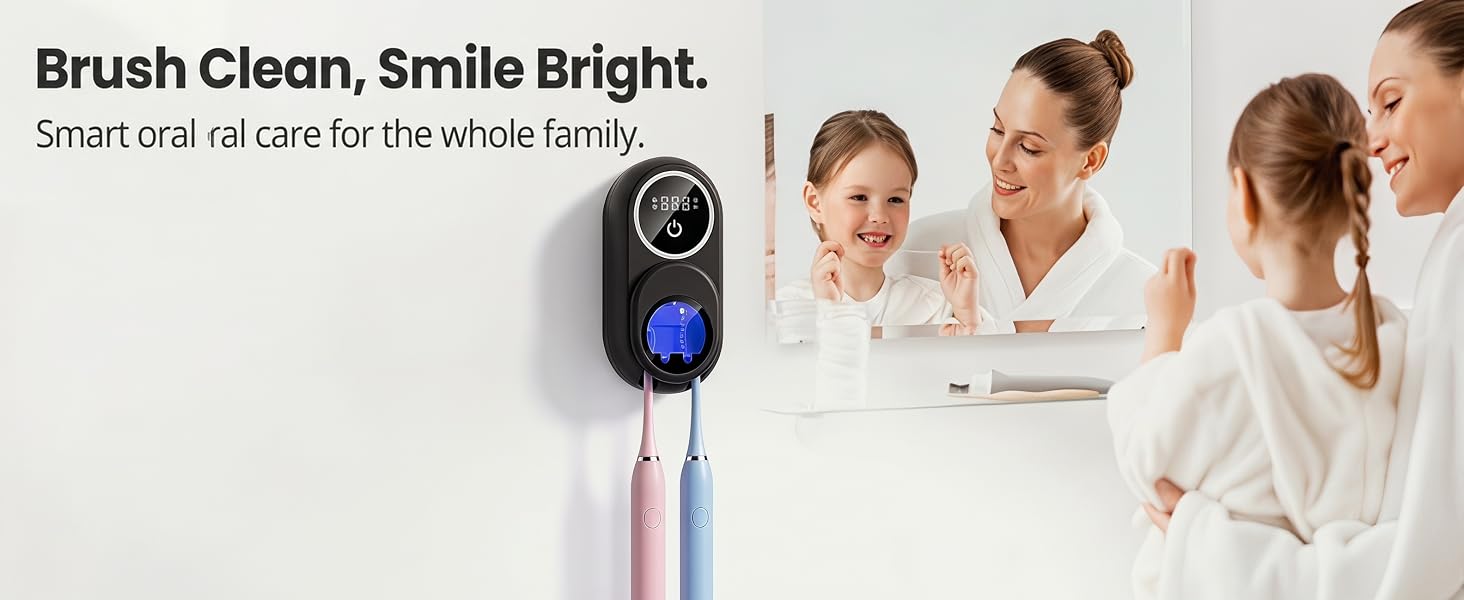 Toothbrush Cleaner and Holders
