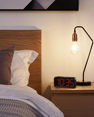 battery clocks small