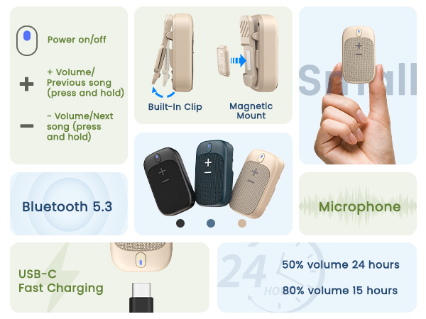 Wearable Bluetooth Speaker