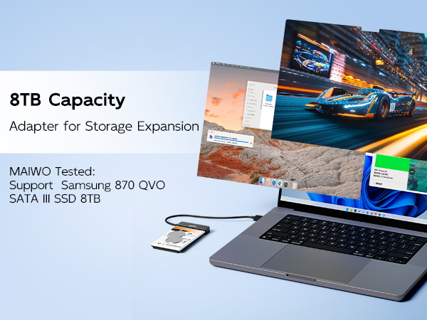 2.5 SATA hdd ssd to USB Cable Converter shell housing container caddy holder docking station