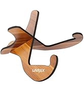 LINRAX GS1 Guitar Stand Floor, Universal Wooden Stand X-Frame, Guitar Holder with Soft Rubber for...