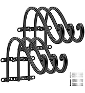 AYAYGD 6 Pack Heavy Duty Hanging Plant Bracket, 12 inch Plant Hangers Outdoor, Brackets for Hangi...