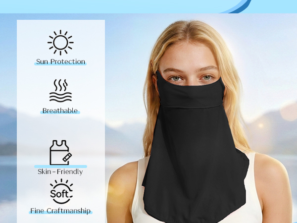 UV Sun Protection Face Mask