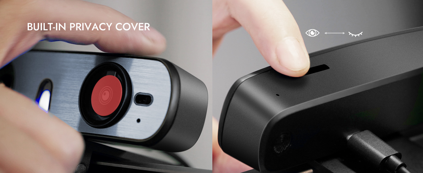 Webcam with Privacy Cover