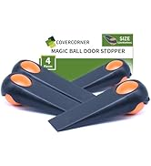 COVERCORNER Door Stoppers for Bottom of Door, Rubber Door Stopper Wedges, Door Holders for All Ty...