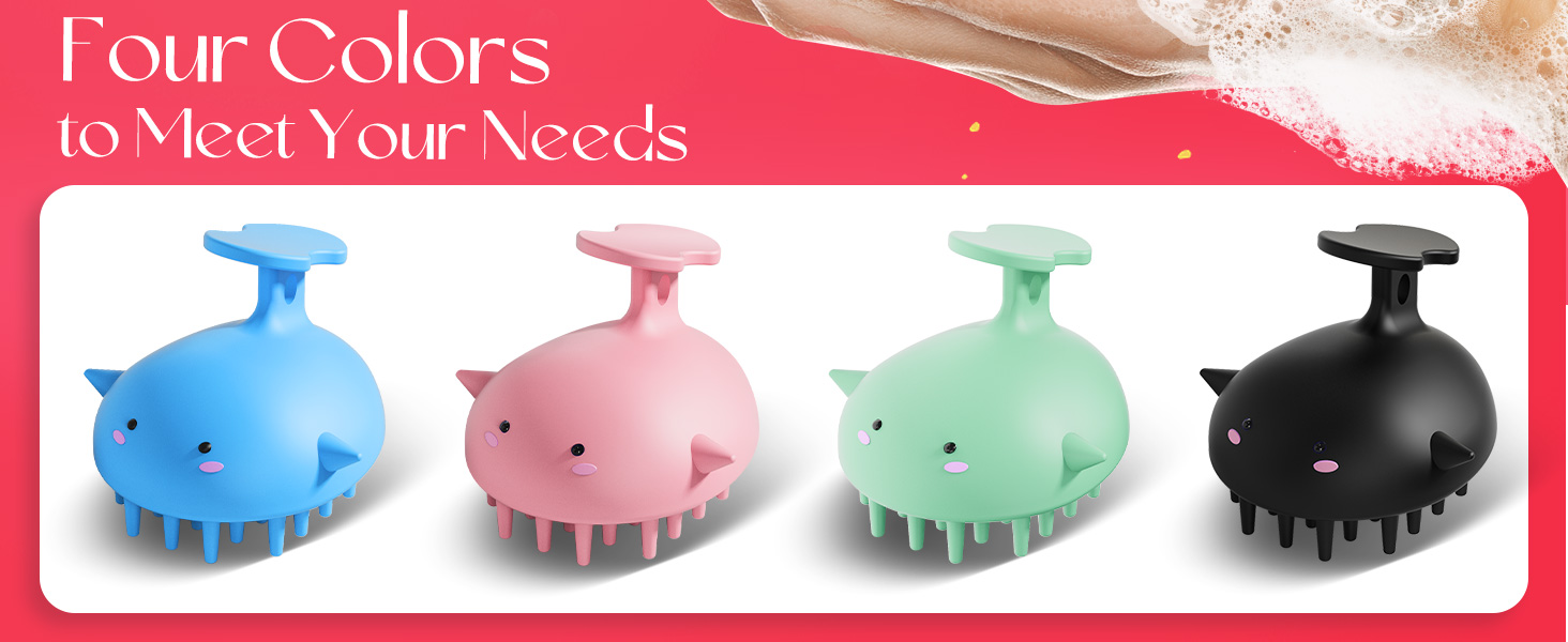 Scalp Massager Hair Growth Shampoo Brush, Scalp Scrubber Shower Scalp Brush Head Scalp Exfoliatorr