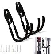 Diamall 2 PCS EV Charger Holder Wall Mount, Durable Heavy-Duty J-Hook with Anti-Slip Coating for ...
