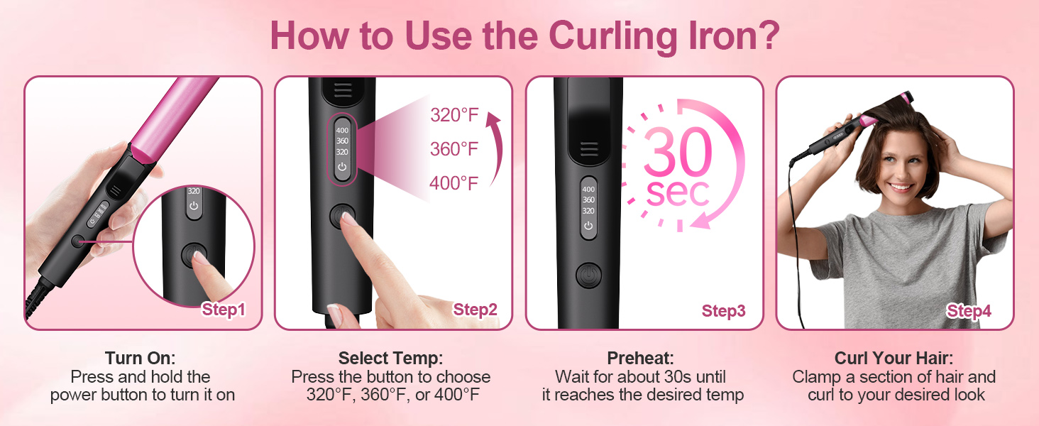 how to use the mini curling iron