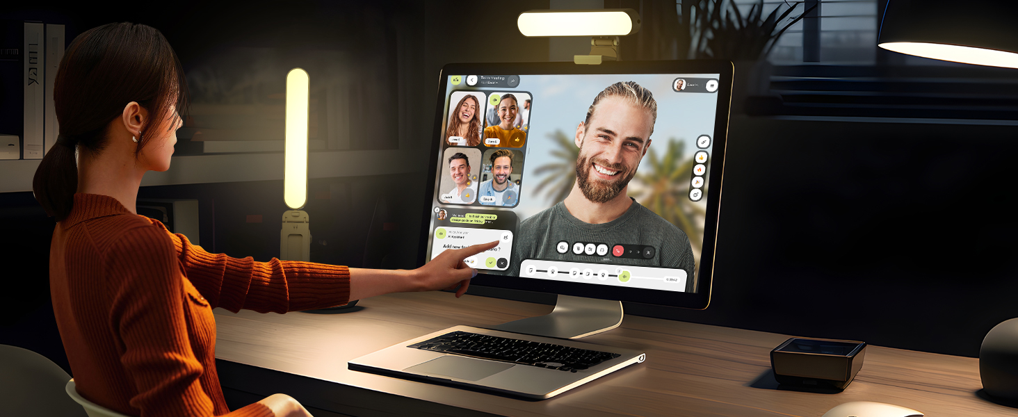 laptop light for video conferencing