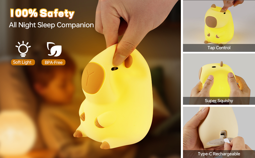 capybala night light