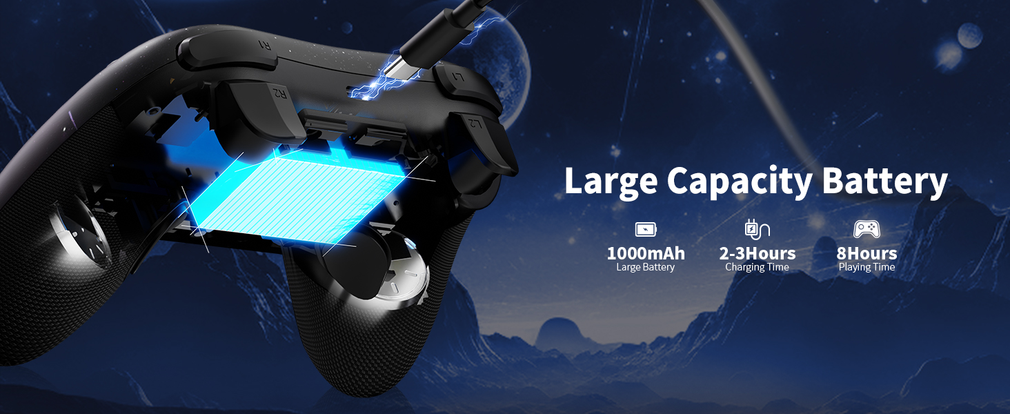 AceGamer 2.4G Wireless Bluetooth Controller