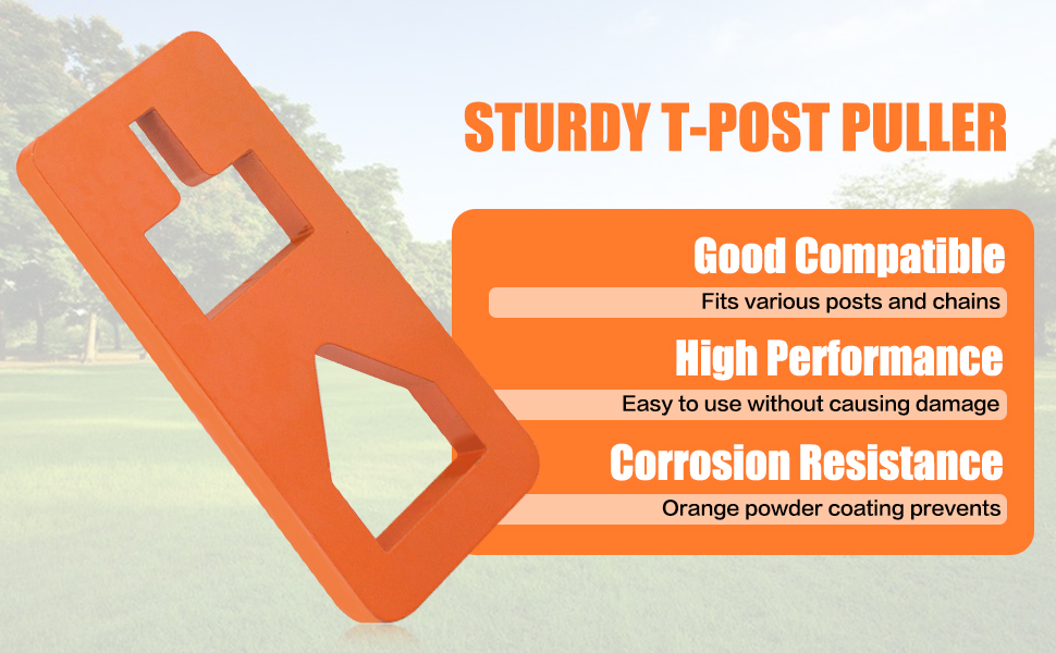 t post accessories t post puller plate heavy-duty fence post pulle heavy duty fence post puller