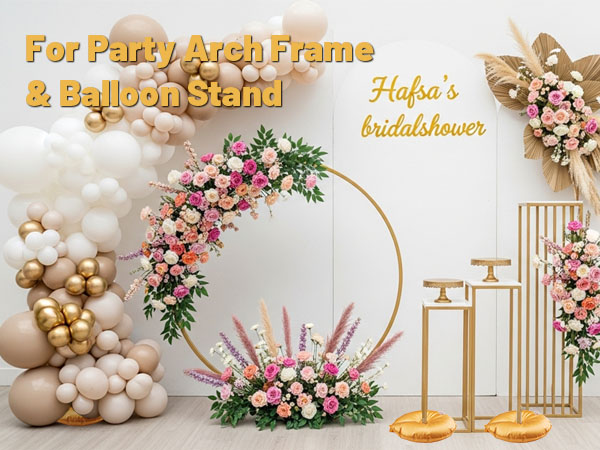 Arch weights-Ideal for indoor or outdoor parties, ensure stable arch setups with minimal effort