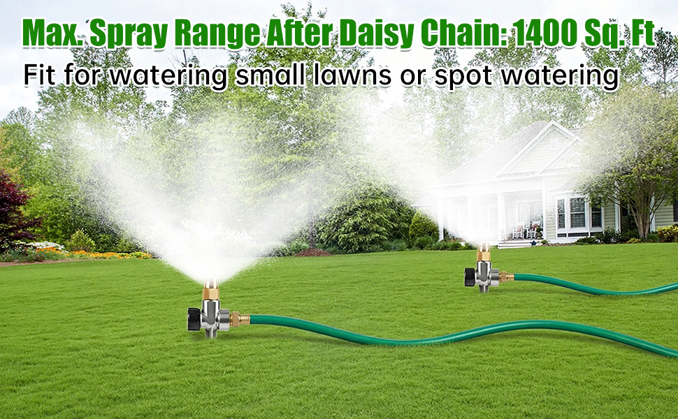 Max Spray Range After Daisy chain