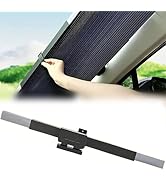 Retractable Windshield Sun Shade, Extendable Car Sun Shade Protector, Protect Car from Sun Rays a...
