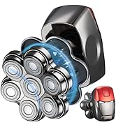 2025 Head Shavers for Bald Men: 5-in-1 Electric Razor Waterproof Shaving Grooming Kit for Balder