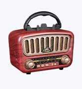 PRUNUS J-180 Vintage Retro Radio Bluetooth Speaker with Stereo Sound