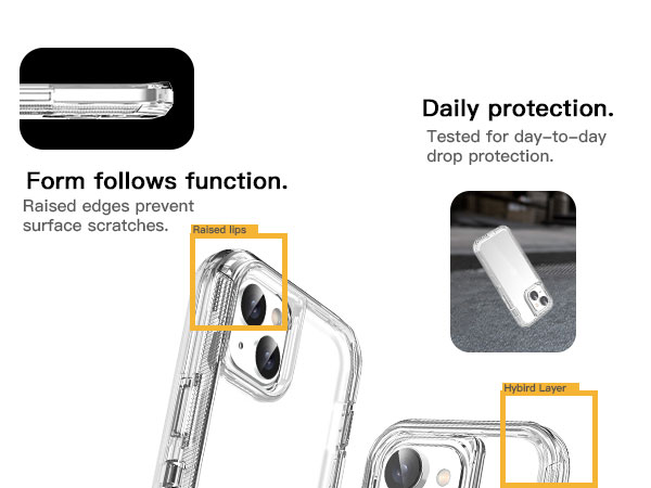 clear iphone 15 case