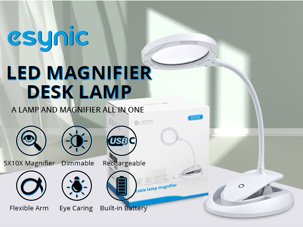 desk magnifier lamp
