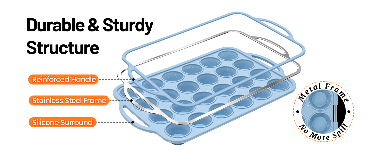 silicone mini muffin pan