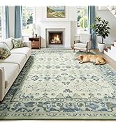 Lessymo Washable Area Rug for Living Room,8x10 Large Rugs with Non-Slip Backing,Soft Boho Carpets...