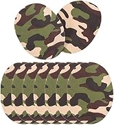 VILLCASE 10pcs Camo Iron On Patches Camo Repair Patch Stickers Clothing Elbow for Holes Embroider...