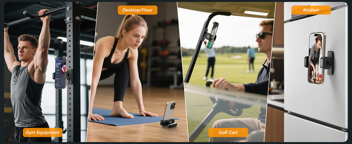 Gym Magnetic Phone Holder