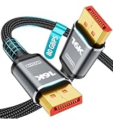16K Displayport Cable 2.1, [VESA Certified] DP 2.1 Cable 5FT-1.5M, 16K@60Hz, 8K@120Hz, 4K@240Hz 1...