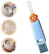 Sueea 3 in 1 Cup Lid Cleaning Brush, 2024 Multifunctional Crevice Portable Cup Lid Cleaning Brush...