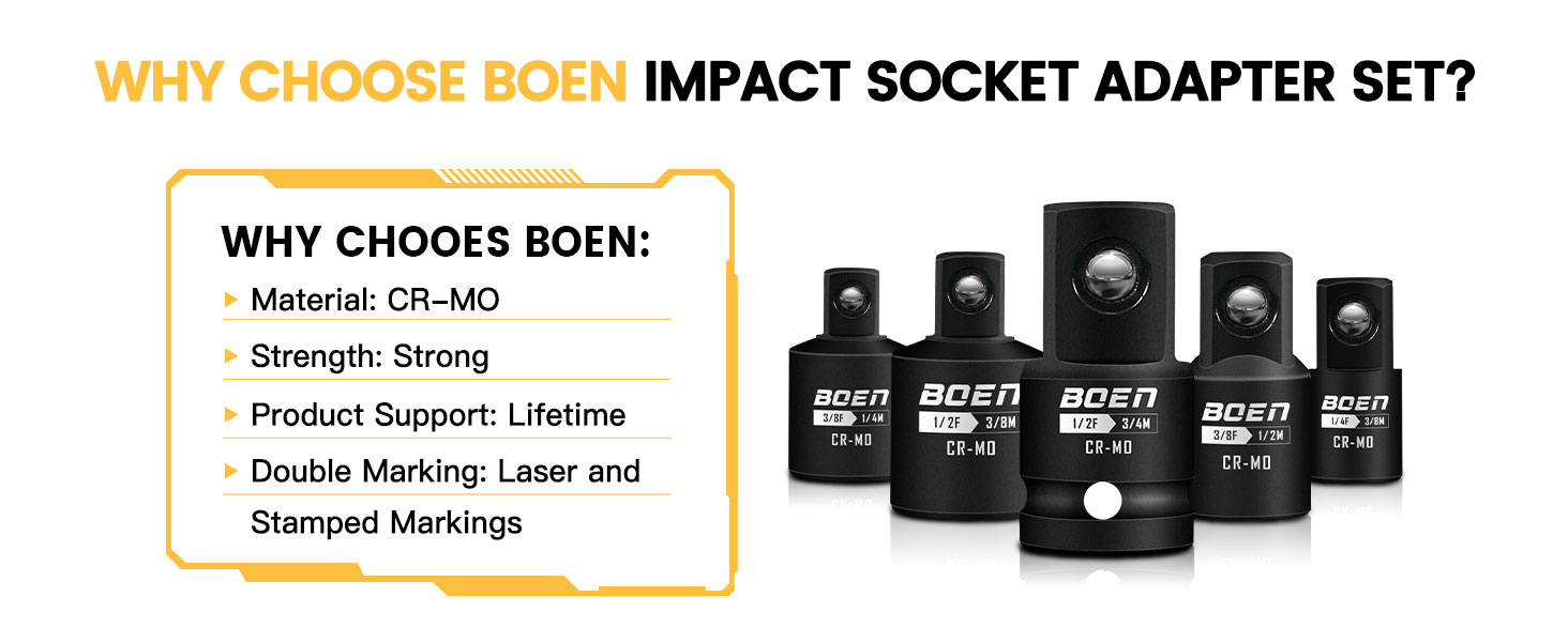 Socket Adapter and Reducer Set