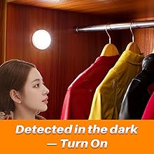 LED Motion Sensor Lights, Stick on Lights, Puck Lights, Closet Lights,Night Lights, STAR-SPANGLED