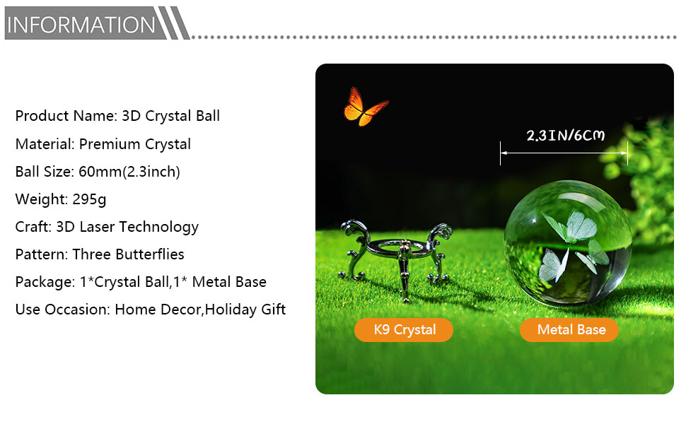 Butterfly Crystal Ball