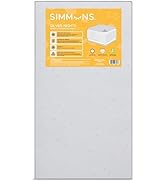 Simmons Kids Silver Nights Dual Sided 2-Stage Baby Crib Mattress and Toddler Mattress - GREENGUAR...