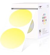PARLAIM 3 Inch Gradient Thermal Labels, Commercial Grade Round Thermal Printing Sticker Roll for ...