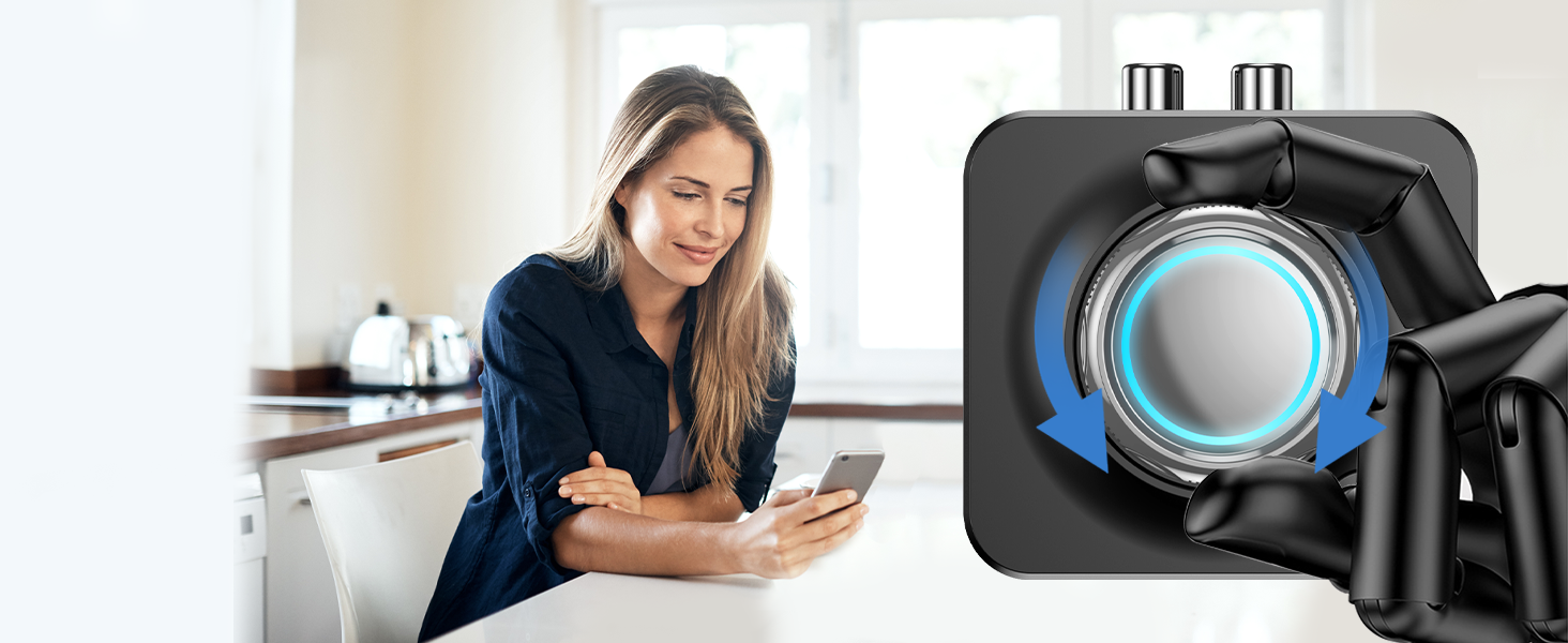 bluetooth rca adapter for stereo Volume Control