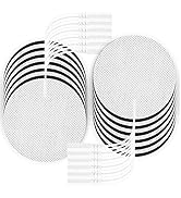 LYINIE TENS Unit Pads 3" Round Electrodes - Compatible with Most TENS Machines, Replacement Pads ...