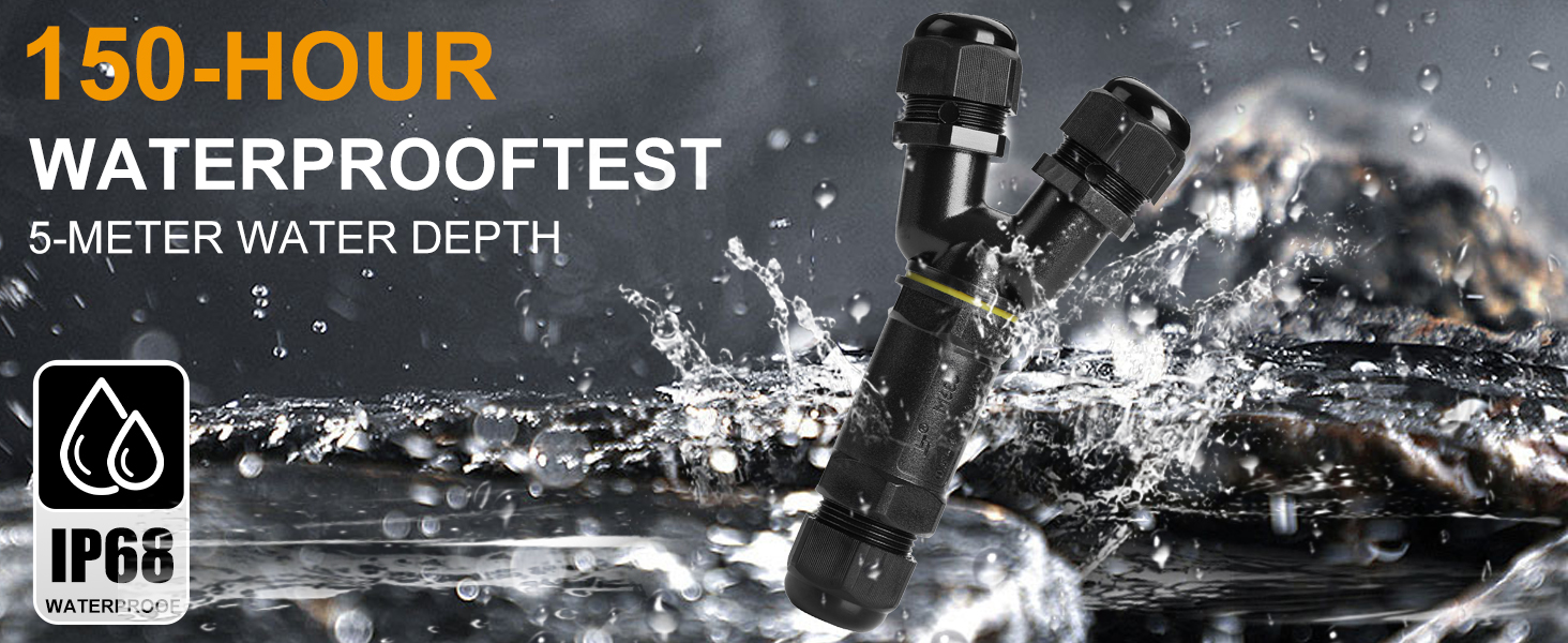 150 hour Waterproof Junction Box 4way IP68 