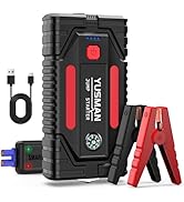 YUSMAN 4000A Car Jump Starter, 12V Battery Jump Starter Pack, Portable Charger and Jumper Cables ...