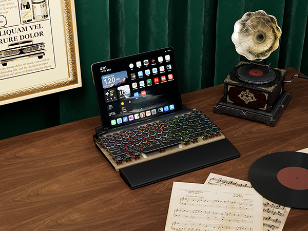 Wireless keyboard for typewriters—portable and easy to use anywhere