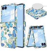 Hekodonk for Galaxy Z Flip 7 Case,[Compatible with MagSafe][Built-in Screen Protector][Hinge Prot...