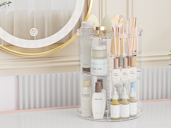 adjust makeup brush holder