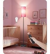 Dimmable Floor Lamps for Living Room with Remote and Foot Switch, 64.4” Modern Standing Tall Lamp...