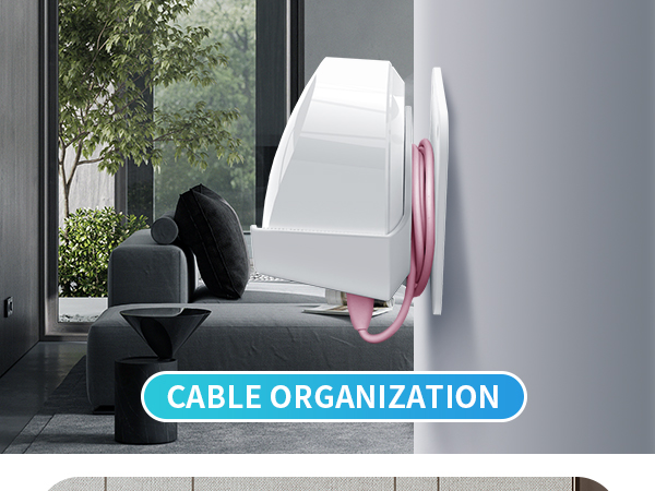 Wall Mount Holder for eero 6 Plus 6+ and eero 6 Router Mesh Wi-Fi System