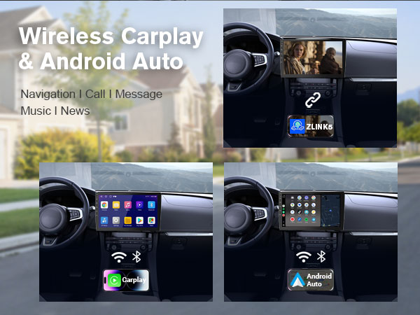 10&amp;#34; wireless double din car stereo