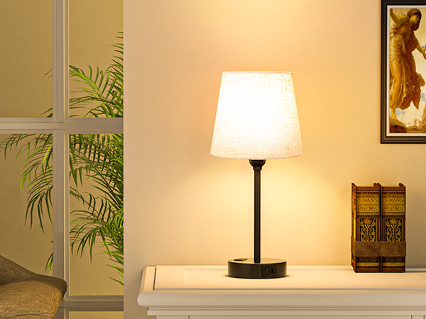 Mini Bedside Lamps for Bedrooms Set of 2