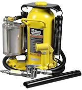 Torin Welded Pneumatic Air Hydraulic Car Bottle Jack: Aluminum Alloy Pump and Special Slow Releas...