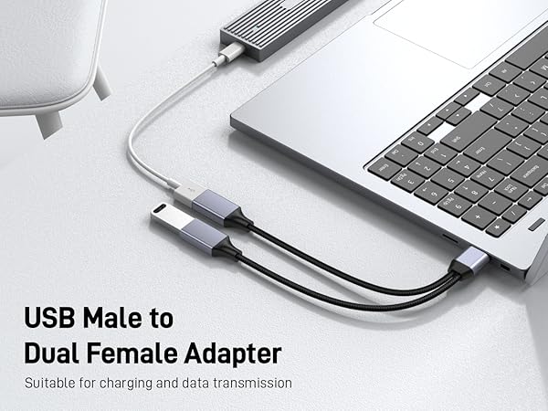 USB Splitter 1 in 2 Out